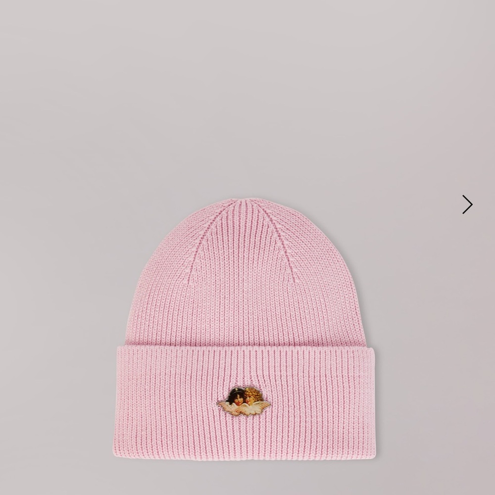 FIORUCCI ANGELS LIGHT PINK BEANIE